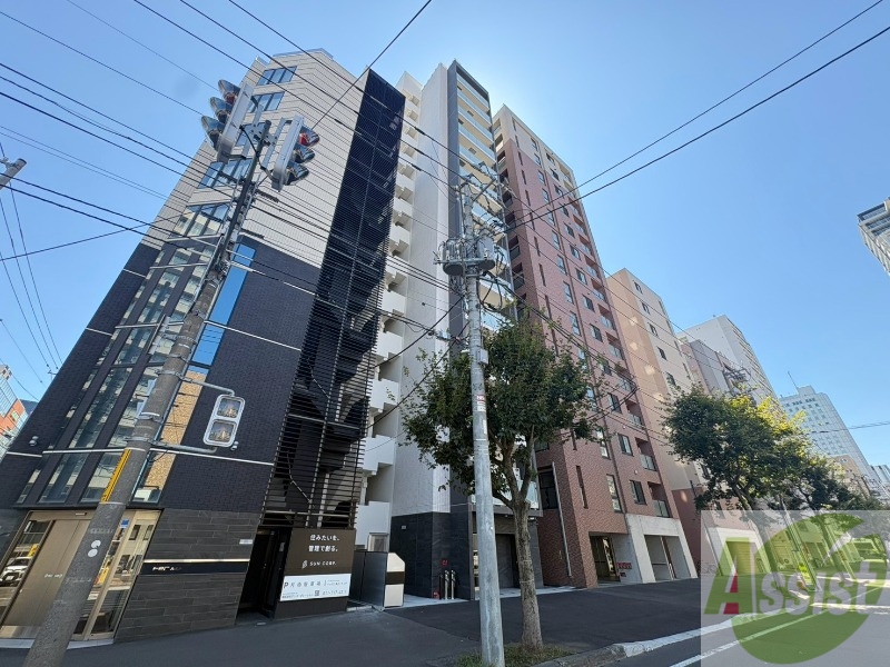建物外観　札幌市中央区北三条「ディアレイシャス札幌ステーション」