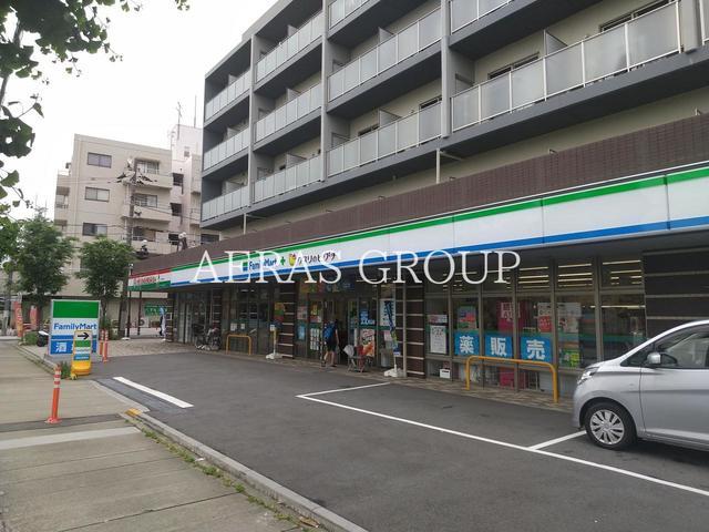 コンビニ　ファミリーマート クスリのヒグチ行徳駅前公園店（コンビニ）まで102m