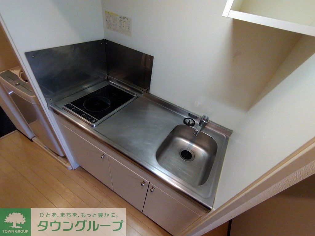 キッチン　シングルレバー設置　シンク広めです♪