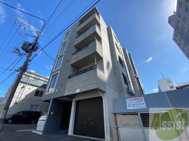 建物外観　札幌市中央区北８条西「シティレジデンス南８条」
