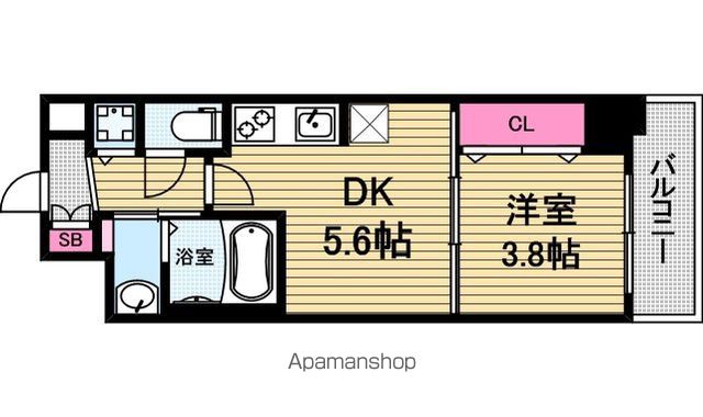 ラクラス本町東の間取り写真
