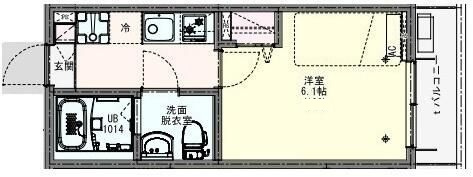 リディアコート馬橋の間取り写真