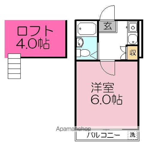 キャッスル勝田台の間取り写真