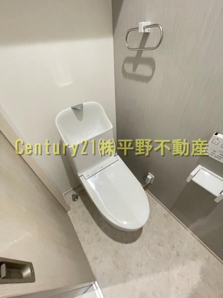 トイレ　同建設会社施工の別物件。※参考イメージ
