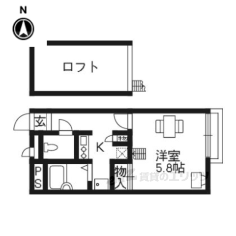 レオパレスプランタン壱番館の間取り写真