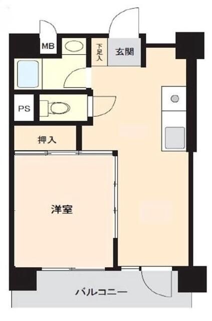 トーア錦糸町マンションの間取り写真