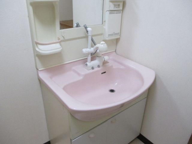 洗面設備　忙しい朝に嬉しい洗髪洗面化粧台
