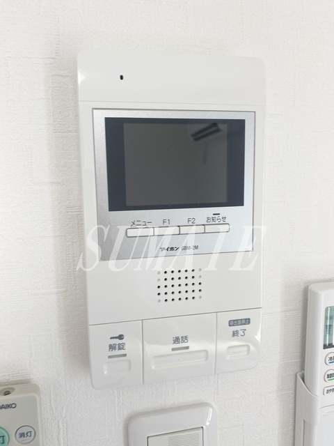 セキュリティ　モニタ付きインターホンです。