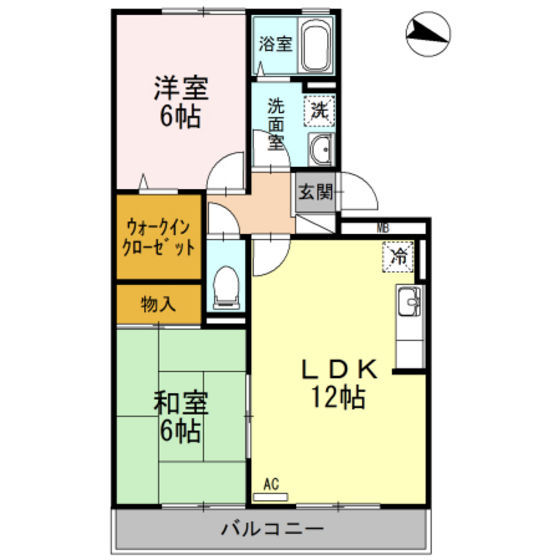 ラフィネ安芸 弐番館の間取り写真