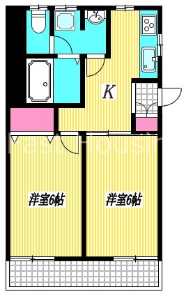 京王井の頭線 浜田山駅 徒歩10分 2階建 築38年の間取り写真