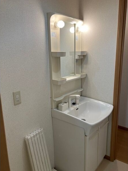 洗面設備　同建物の写真です(現況優先とします)