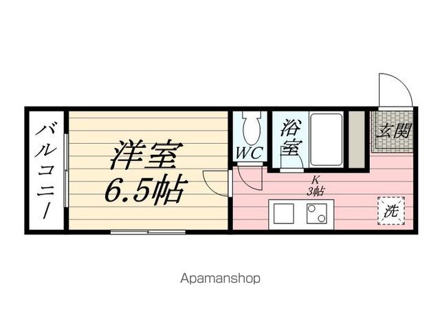 仙台市地下鉄南北線 河原町駅 徒歩3分 3階建 築39年の間取り写真