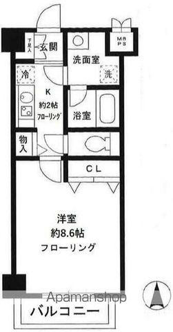 ＪＲ中央線 荻窪駅 徒歩11分 5階建 築18年の間取り写真