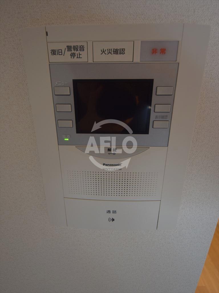 セキュリティ　プレサンス玉造駅前ルージュ　TVモニター付きインターホン