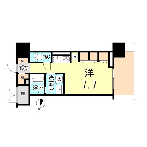 ジオエント西宮北口の間取り写真