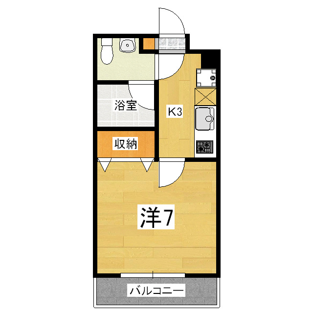 京阪本線 祇園四条駅 徒歩7分 5階建 築19年の間取り写真