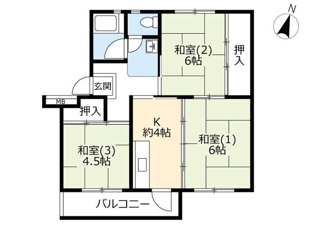 UR高津の間取り写真