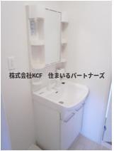 洗面設備　広い洗面スペース