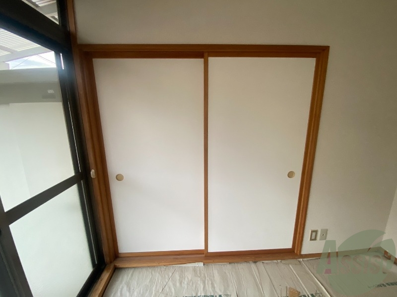 収納　押し入れはこちらです。中は後ほどお見せ致します。