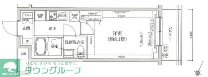 アイルプレミアム赤羽ウエストの間取り写真