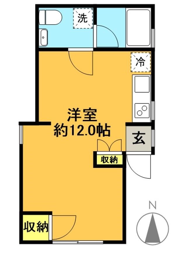 京王井の頭線 東松原駅 徒歩6分 3階建 築25年の間取り写真