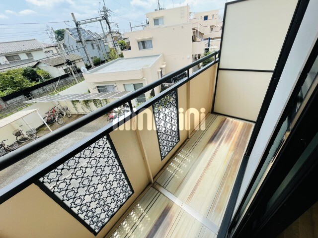 バルコニー　写真は別号室です。