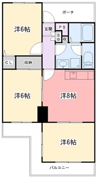 山陽電鉄網干線 夢前川駅 徒歩6分 8階建 築39年の間取り写真