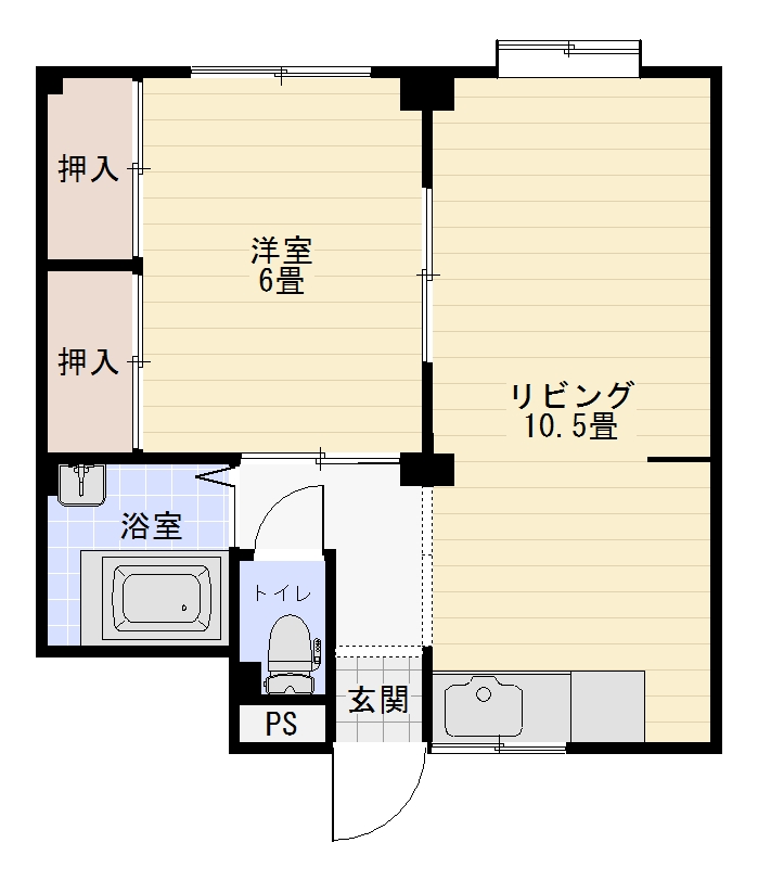 マンション　ムーンフォーレの間取り