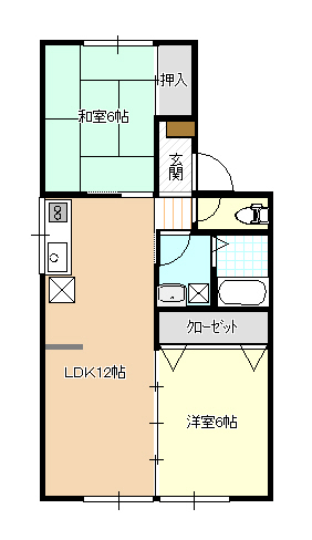 メゾンリサーラの間取り