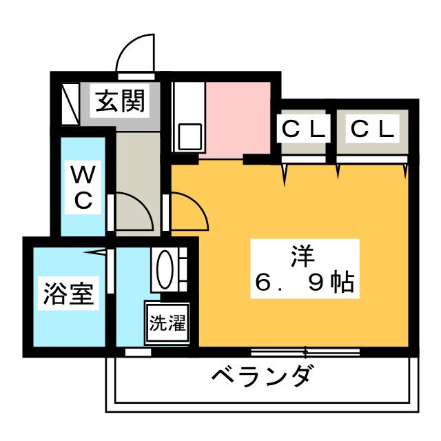 プレサンス金山グリーンパークスの間取り