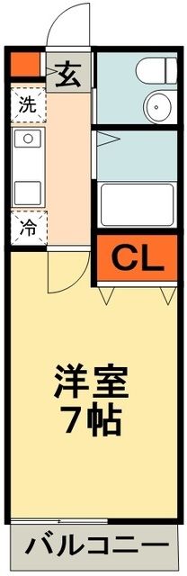 千葉県船橋市高根台６（アパート）の賃貸物件の間取り