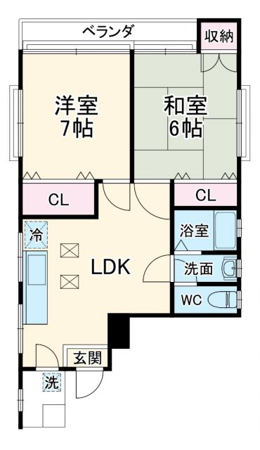 ピュア豊中本町の間取り