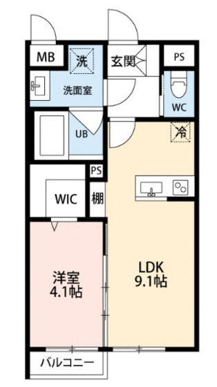 グレース長嶺南の間取り