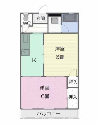 豊橋市前田町のマンションの間取り