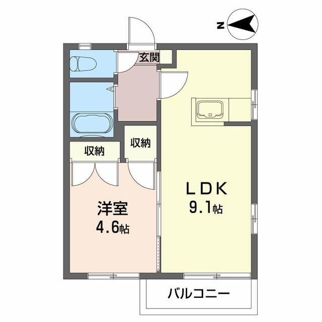 ディアス田園　Ｉの間取り