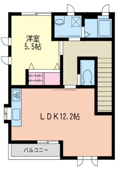 ベルリッツア湘南Eの間取り