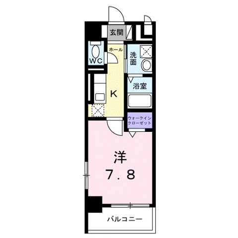 守山市播磨田町のマンションの間取り