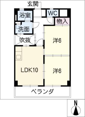 サンコート庄内の間取り