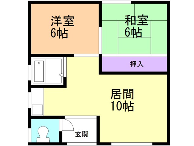 福寿荘の間取り