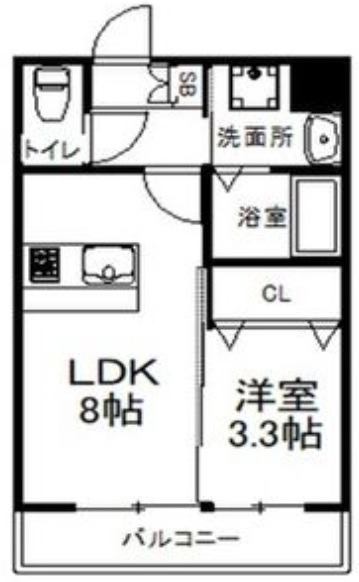 スプランディッド堺東（GROOVE堺東アベニュー）の間取り