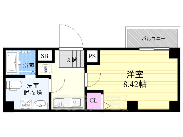 キャンバスKMの間取り