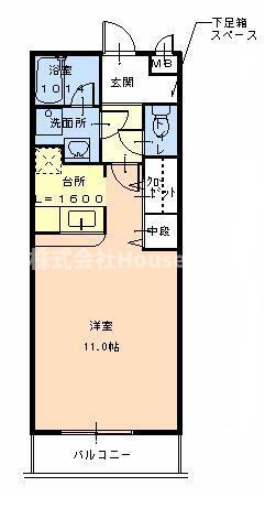 フジパレスコンフォートKの間取り