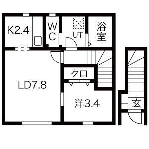 RELAIR(リレア)新桜町の間取り