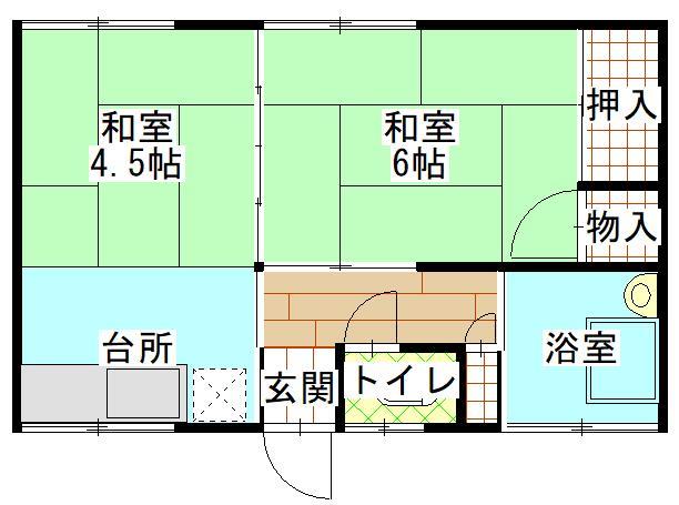 幸栄ハイツの間取り