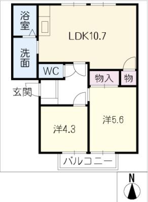 サンコーポイナミの間取り