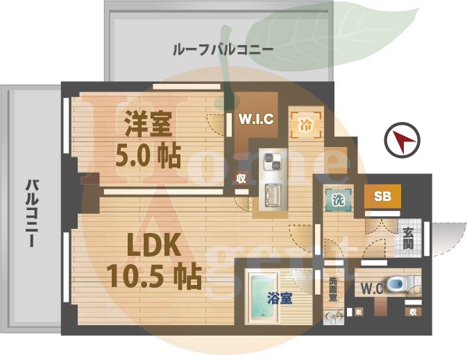 中野区東中野のマンションの間取り