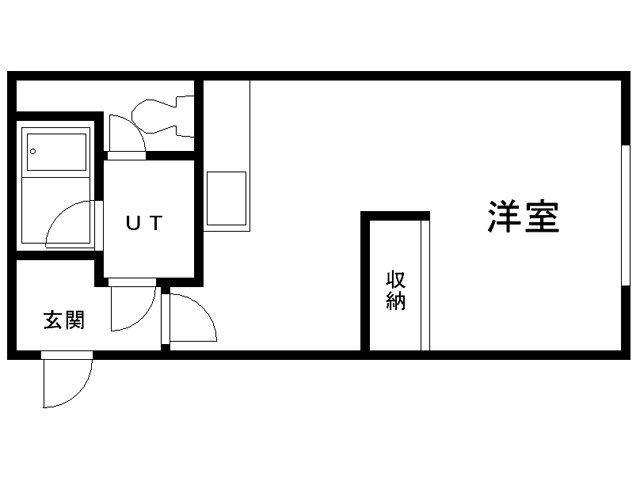 ハイツ３・６の間取り