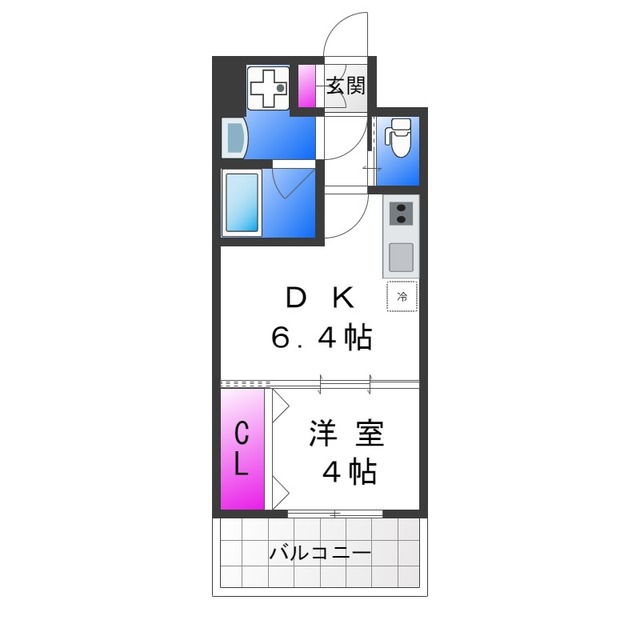 プレジオ布施EUROの間取り