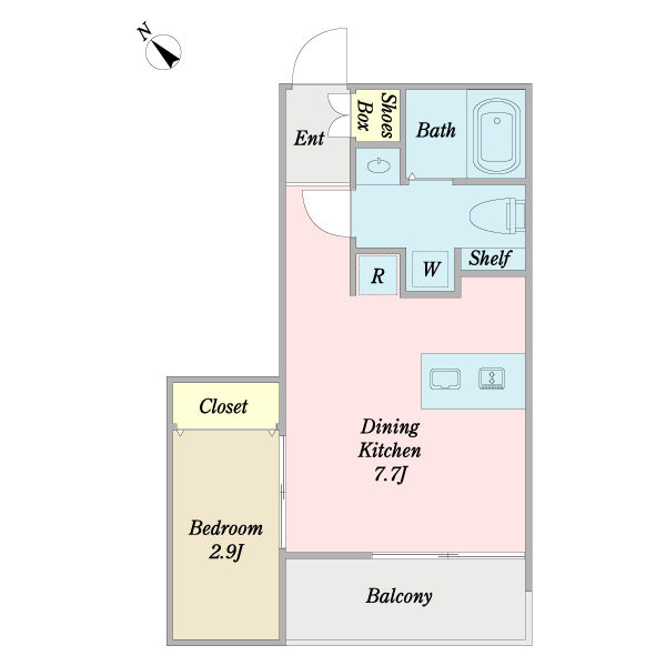 Ｔｈｅ　Ｗａｓｅｄａ　Ｒｅｓｉｄｅｎｃｅの間取り