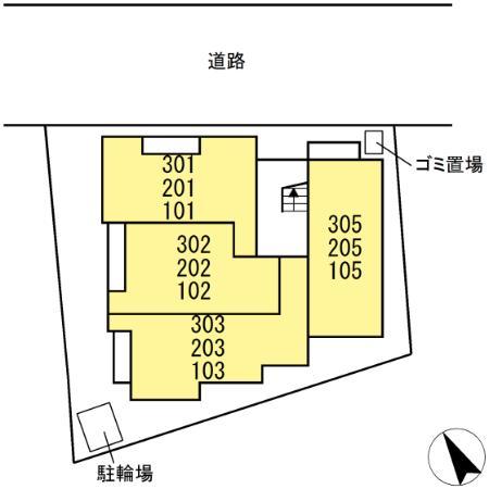 【三鷹市中原のアパートのその他共有部分】